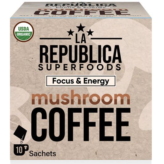 La Republica Superfoods Organic Instant Mushroom Coffee (single packets)
